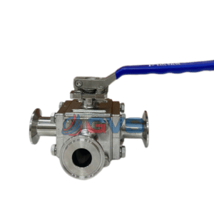 Van bi vi sinh 3 ngã nối clamp