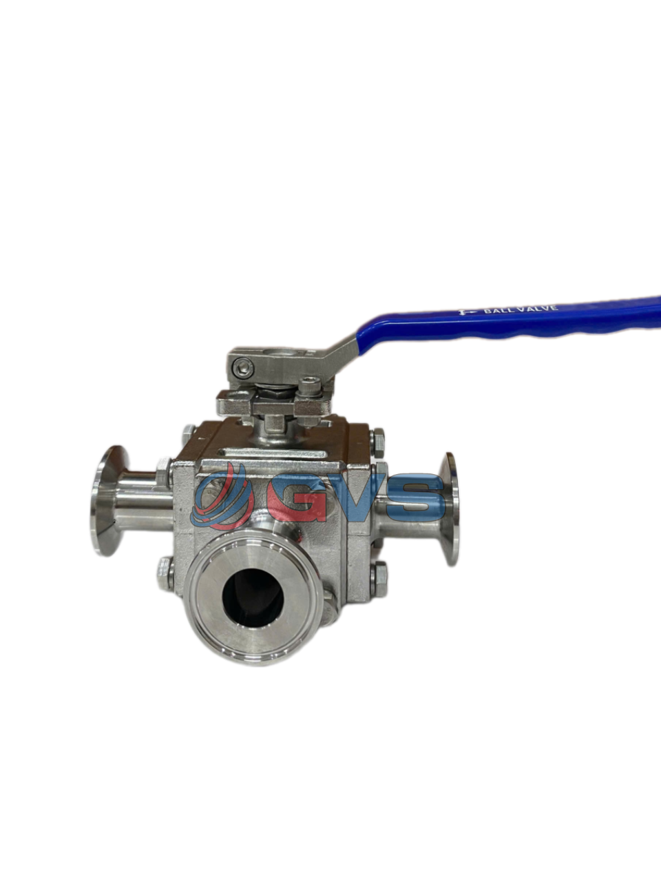 Van bi vi sinh 3 ngã nối clamp
