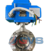 Van bướm vi sinh nối clamp điều khiển khí nén