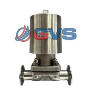 Van màng inox vi sinh điều khiển khí nén