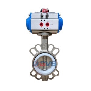 Van bướm inox điều khiển khí nén
