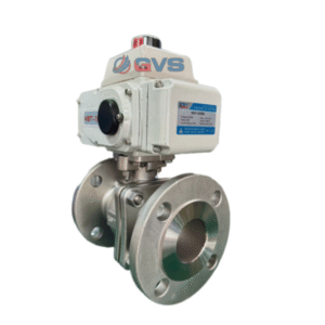 Van bi mặt bích điều khiển điện